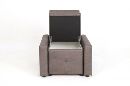Кресло «Зефир-2» с ящиком для хранения (Сафари Стоун)