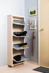 Шкаф для обуви в прихожую высокий