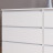 Широкий белый комод под телевизор с 6 ящиками как ИКЕА МАЛЬМ К-17 СИТИ ЛДСП