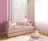 Кровать мягкая «Айрис» Розовая