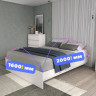 Двуспальная кровать 160 200 (размер матраса 160х200) КР-56 х1600 sity ЛДСП белый