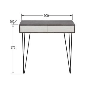 Стол — консоль Телфорд Серый бетон / Белый бетон