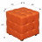 Банкетка BeautyStyle 6, модель 400 в цвете Ткань: Оранжевый