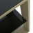 Стол журнальный BeautyStyle 5 в цвете Сонома - Стекло черное