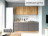 Кухня х2.0м в стиле ЛОФТ ЛЕГЕНДА-40 СИТИ для avito ЛДСП серый графит / дуб крафт золотой