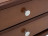 Вешалка костюмная с ящиками В 23Н в цвете Cредне-коричневый