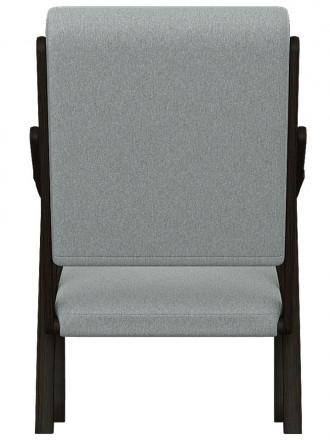 Кресло Вега 10 в цвете Ткань: Серый - Каркас: Венге