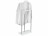 Вешалка костюмная Дэви 1 в цвете Металлик - Белый