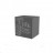 Полка Куб с фасадом серая печать «Авиатор»  «Ньютон Грэй»