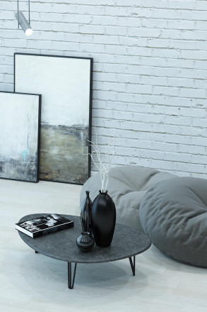 Стол журнальный Дадли в цвете Серый бетон