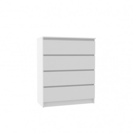 Белый комод с 4 ящиками как IKEA MALM (ИКЕА МАЛЬМ) МК 800.4 (МП/3) МС мори