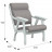 Кресло Вега 10 Ткань: Серый / Снег