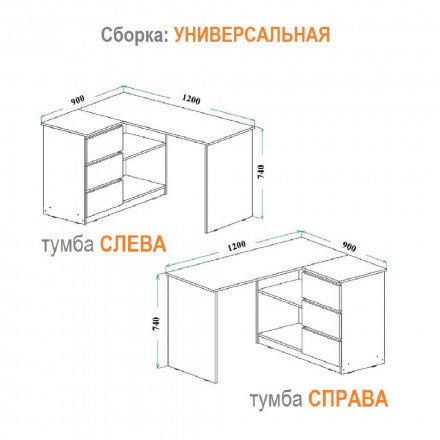 Современная мебель Угловой письменный стол с тумбой и ящиками ЛОФТ СП-16 СИТИ ЛДСП Графит / дуб Крафт золотой, купить недорого в фирменном салоне магазине «Моя Мебель», всего за 9 780 руб.