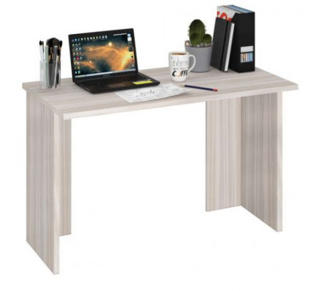 Письменный стол белый СКЛ-Прям120 (без тумбы)