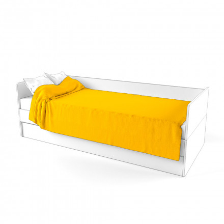 Покрывало для кровати желтое