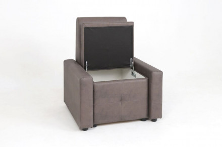 Кресло «Зефир-2» с ящиком для хранения (Сафари Стоун)