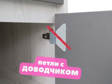 Современная мебель Письменный стол для школьника с выдвижными ящиками под столешницей и тумбой nil&#039;s (дуб эльза / темно-серый лофт), купить недорого в фирменном салоне магазине «Моя Мебель», всего за 14 140 руб.