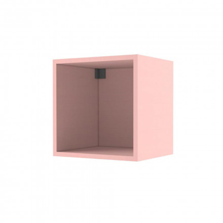Полка куб розовая «НьюТон»