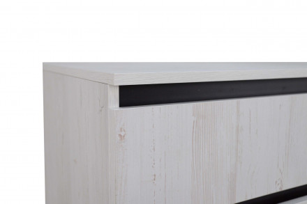 Комод белый Некст-К1 (Винтерберг) в стиле лофт loft wood studio