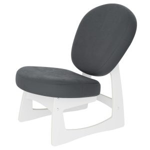 Кресло для отдыха Смарт G Силуэт Ткань: Макс 965 / Молочный дуб