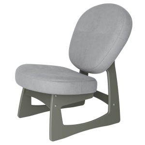 Кресло для отдыха Смарт G Силуэт Ткань: Ультра смок / Серый ясень