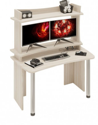 Компьютерный стол СКЛ-Софт140+НКИЛ140ВЛ
