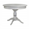Раздвижной обеденный стол Моро 04 Белый / Серебро