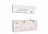 Кухонный гарнитур ЛЕГЕНДА-10 х2,0м Белый Снег (8685 SM)/ Цемент (Ш)/ корпус Белый Снег (8685 SM)