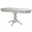 Раздвижной обеденный стол Тарун 4 Белый / Серебро