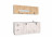 Кухонный гарнитур ЛЕГЕНДА-10 х2,0м Дуб Бунратти (1133 Д)/ Цемент (Ш)/ корпус Белый Снег (8685 SM)