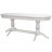 Раздвижной обеденный стол Тарун 5 Белый / Серебро