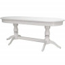 Раздвижной обеденный стол Тарун 5 Белый / Серебро