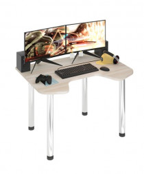 Белый компьютерный стол
