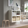 Белый открытый стеллаж полки для хранения как IKEA KALLAX & EKET, СПД 2-2
