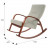 Кресло-качалка Ирса Ткань: Минт / Вишня