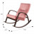 Кресло-качалка Ирса Ткань: Пудровый / Венге структура