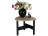 Стол журнальный Саут 3Д в цвете Черный - палисандр натуральный