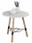 Стол журнальный Лючия 3103 в цвете Дуб дымчатый - Серый бетон