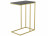 Стол придиванный Агами Голд в цвете Черный мрамор - Золото