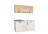Кухонный гарнитур ЛЕГЕНДА-10 х1,6м Дуб Бунратти (1133 Д)/ Цемент (Ш)/ корпус Белый Снег (8685 SM)